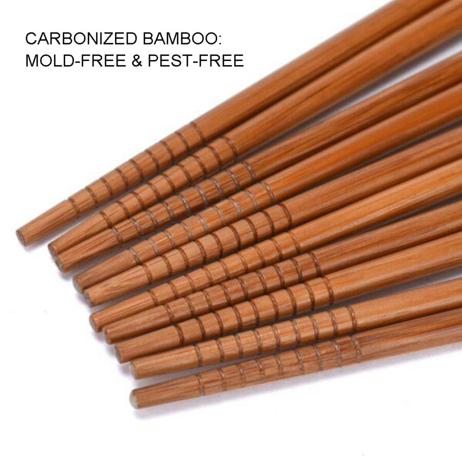 Handcrafted Bamboo Chopsticks Set - Image 5