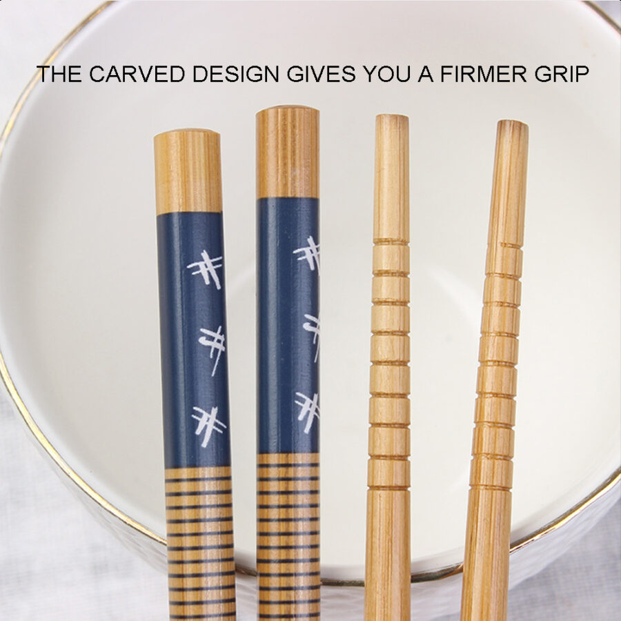 Handcrafted Bamboo Chopsticks Set - Image 6