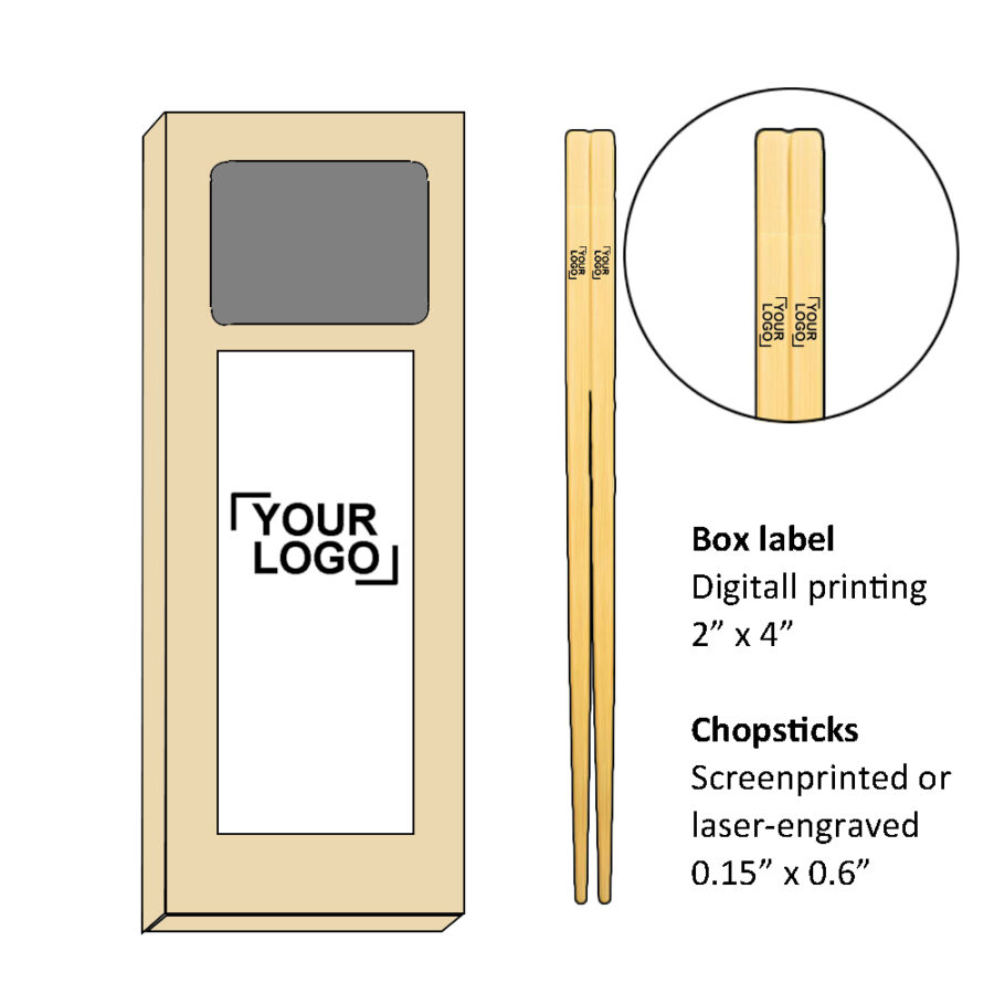 Anti-Bacterial Bamboo Chopsticks Set - Image 2