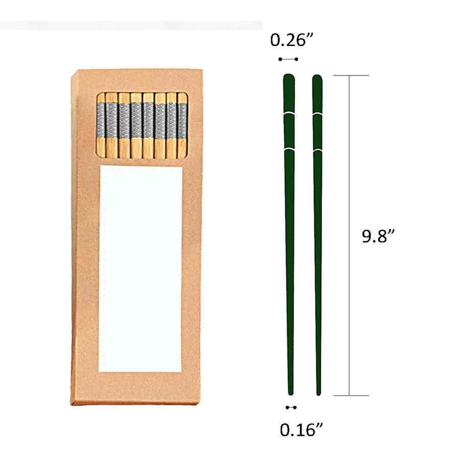 Anti-Bacterial Bamboo Chopsticks Set - Image 3