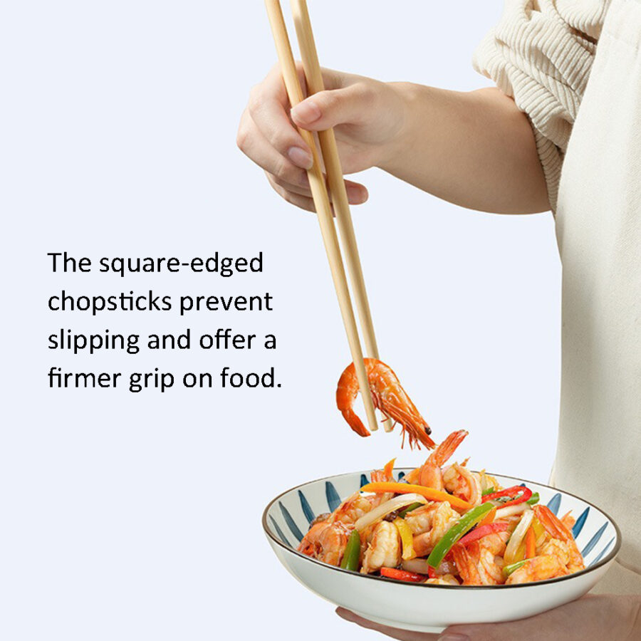 Anti-Bacterial Bamboo Chopsticks Set - Image 4