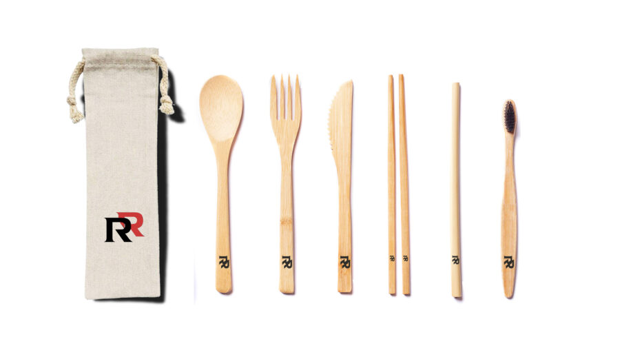 Eco-Friendly Bamboo Cutlery Set - Image 2