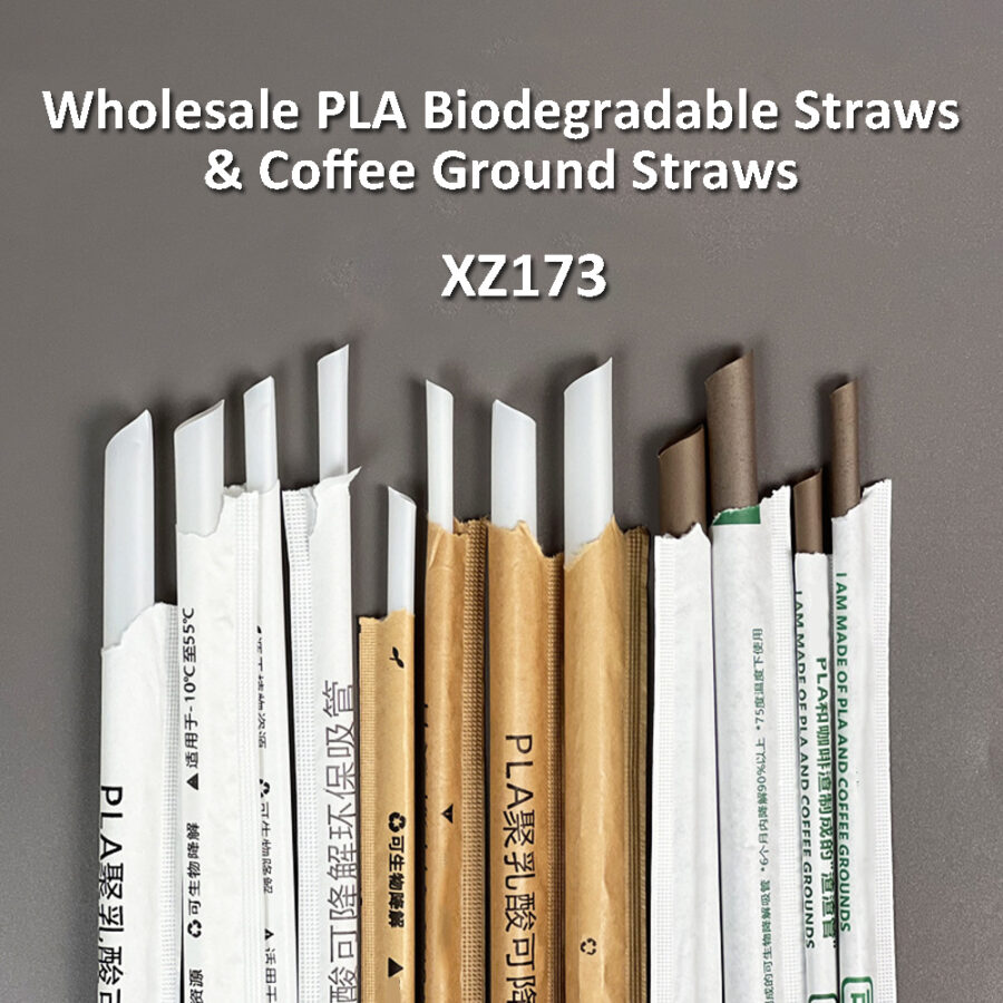 Biodegradable PLA & Coffee Ground Straws