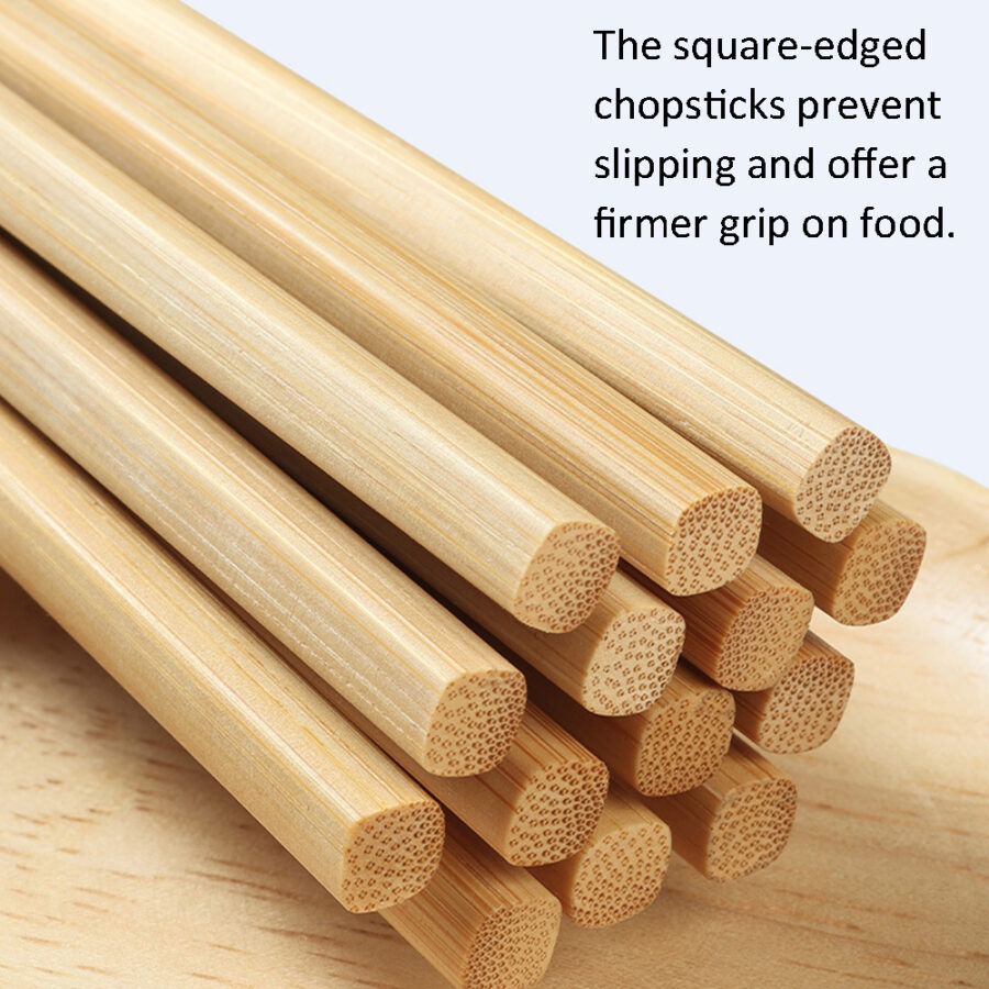 Anti-Bacterial Bamboo Chopsticks Set - Image 6