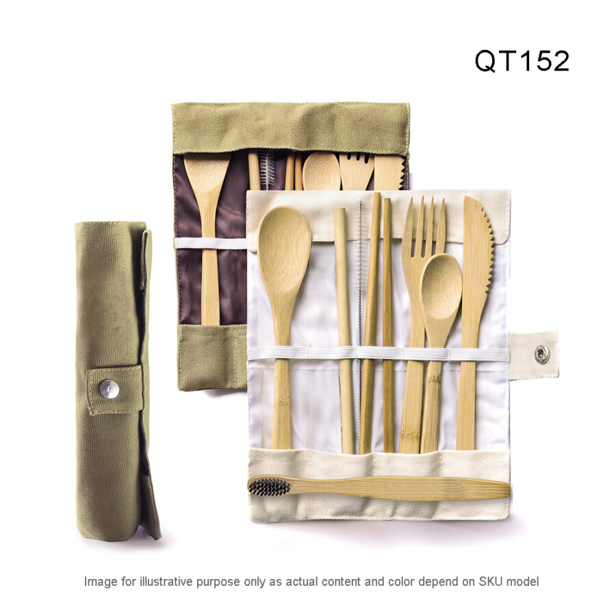 Eco-Friendly Bamboo Cutlery Set